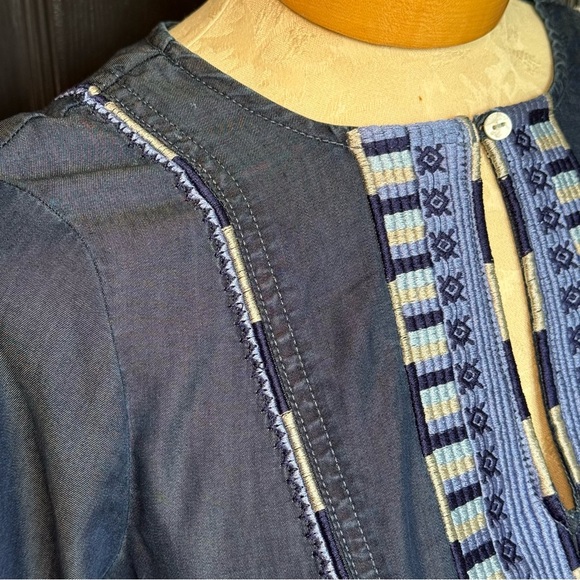 Marks & Spencer Collection Embroidered MIDI Dress 10 - Picture 5 of 15